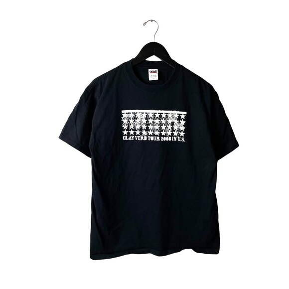 2008 Vintage Y2K Glay Verb Tour T Shirt Adult Black Large L Japanese Rock Band - Picture 2 of 16
